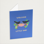 Mini card: Welcome little one! 