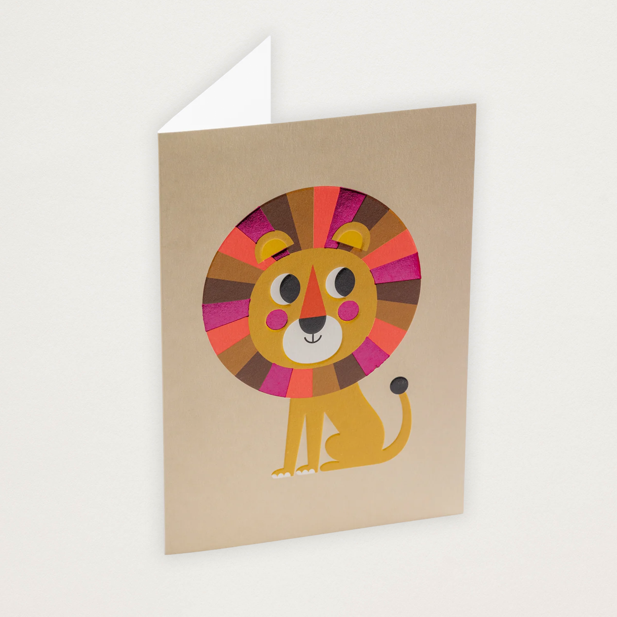Happy Lion Card by Ingela Arrhenius 
