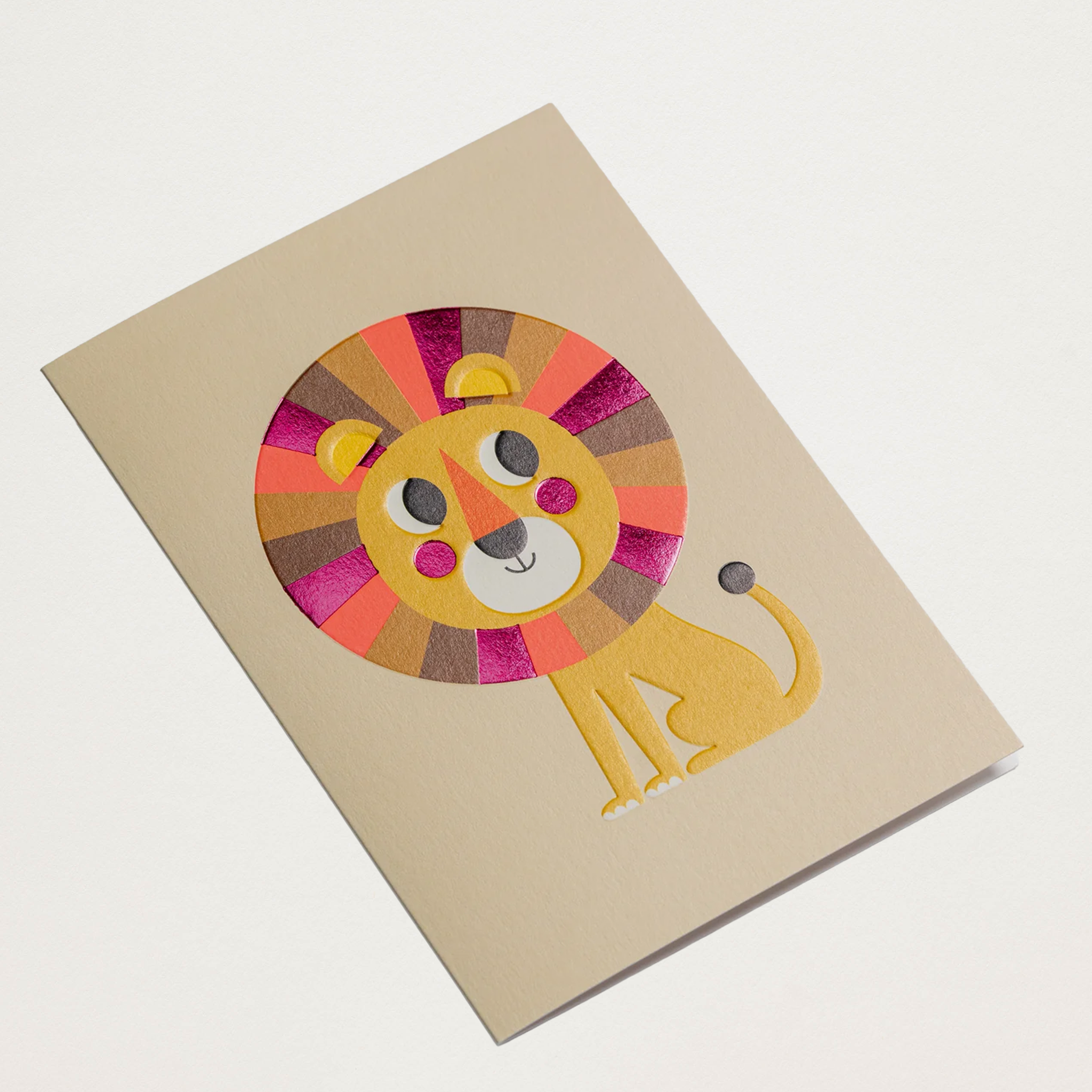 Happy Lion Card by Ingela Arrhenius 