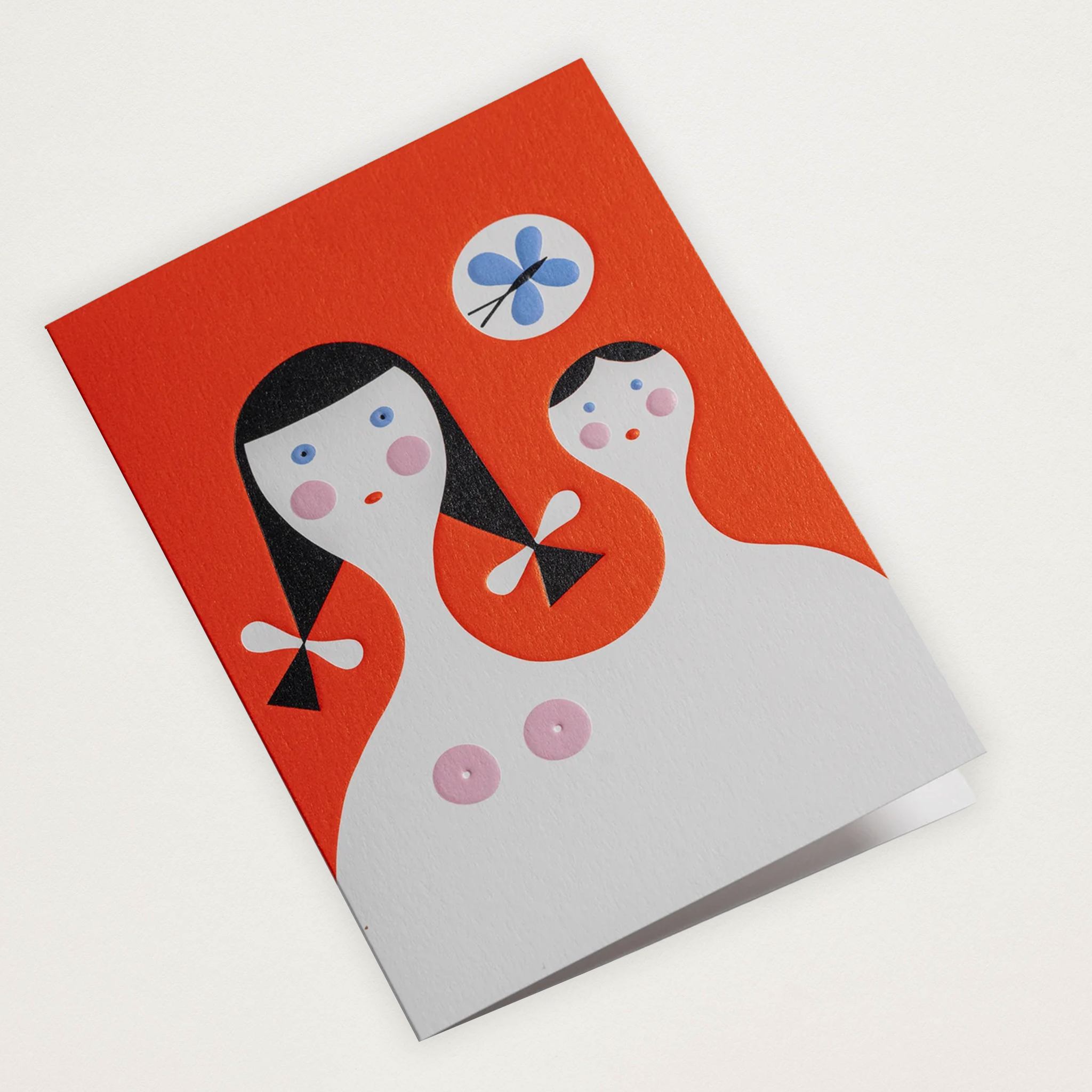 Mother and Child Card by Alexander Girard