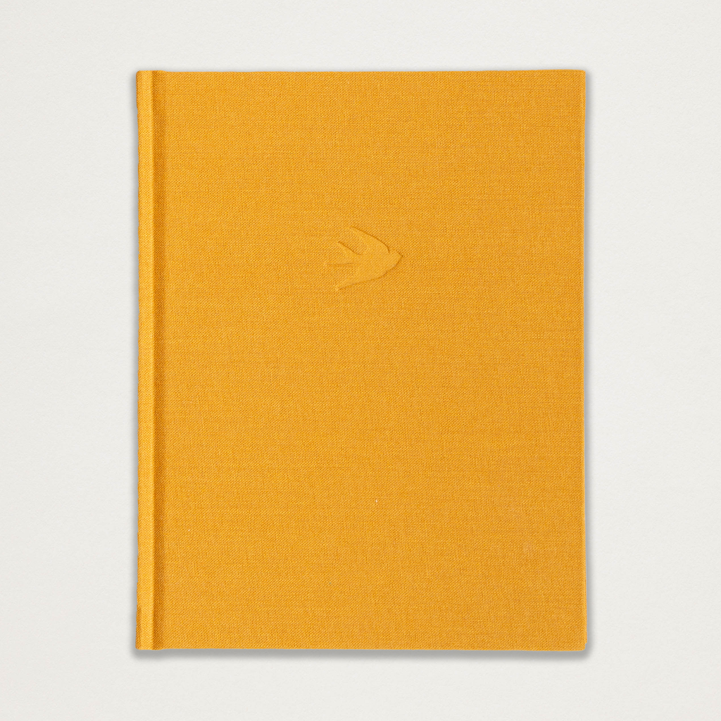 Caderno Andorinha amarelo mostarda