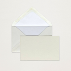 Conjunto cartões vergé creme