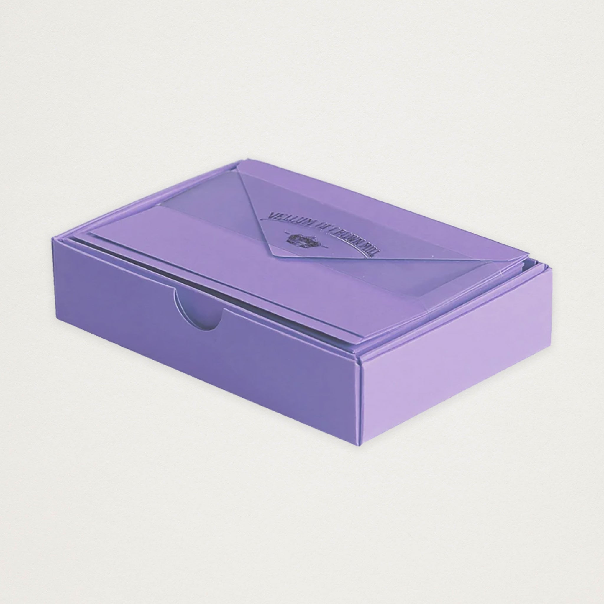 Conjunto de Cartões Lavanda (x25)