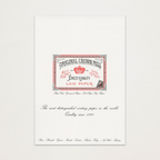 Bloco de Papel de Carta A4 Creme