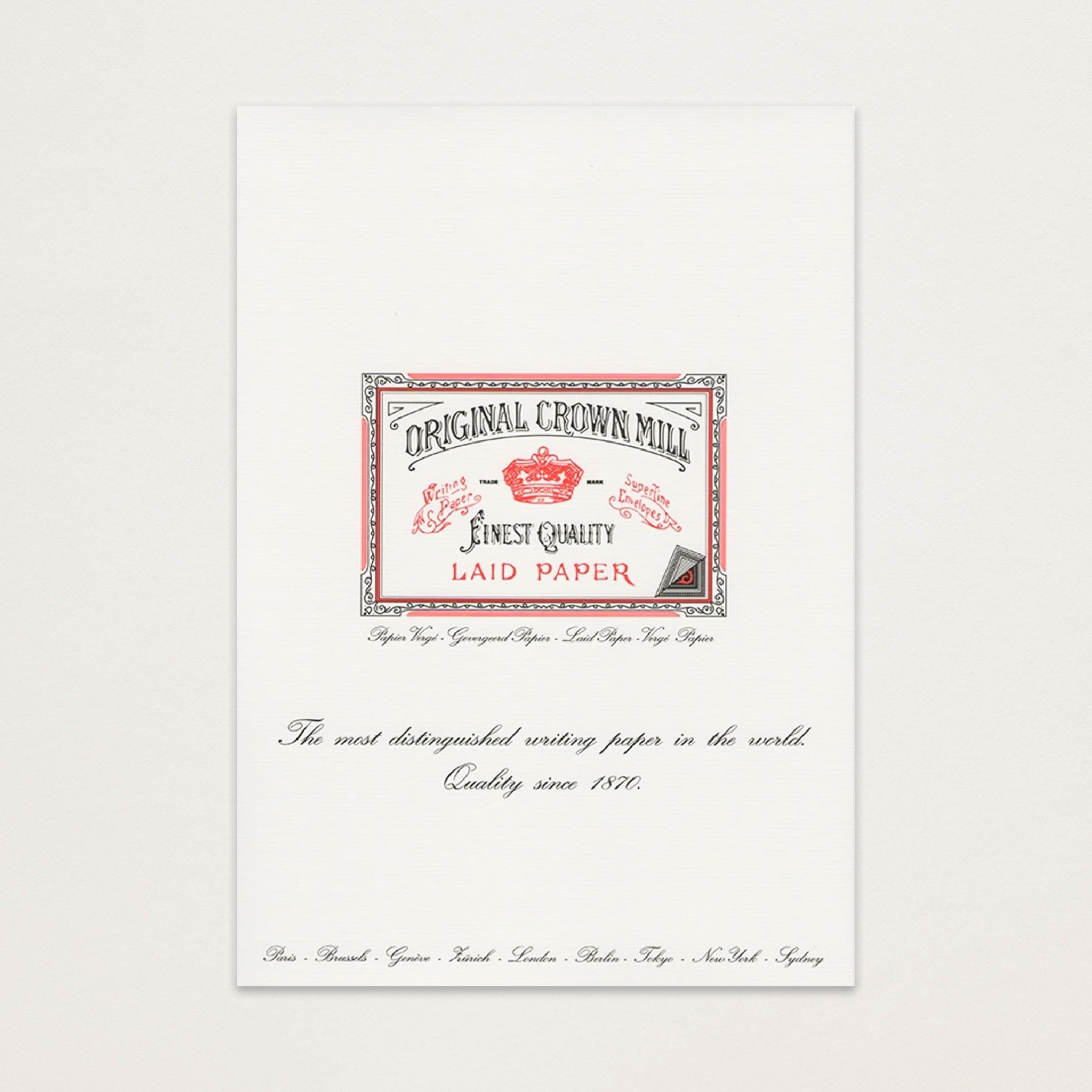 Bloco de Papel de Carta A4 Creme