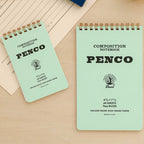 Bloco de Notas vertical verde menta Penco