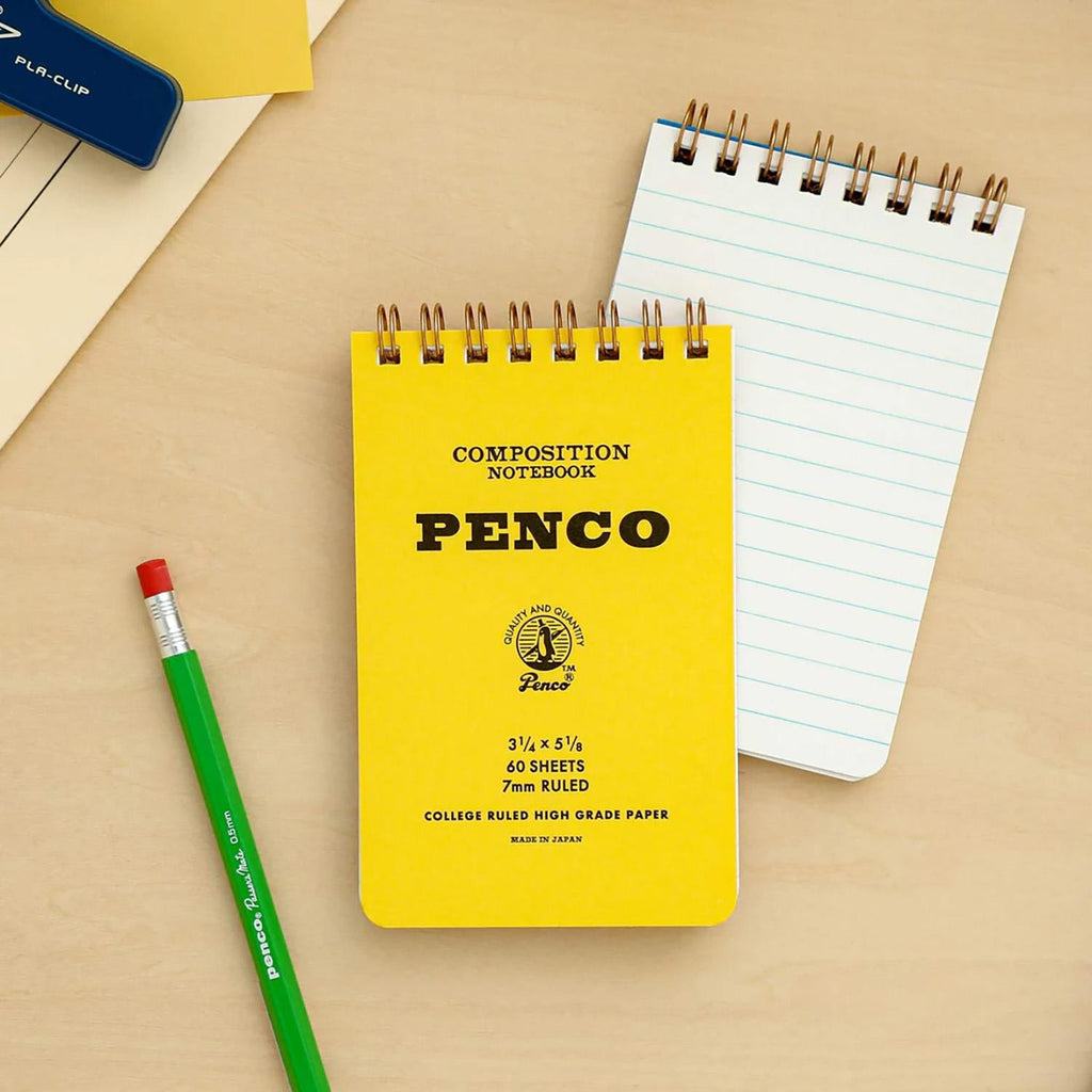 Bloco de Notas vertical amarelo Penco