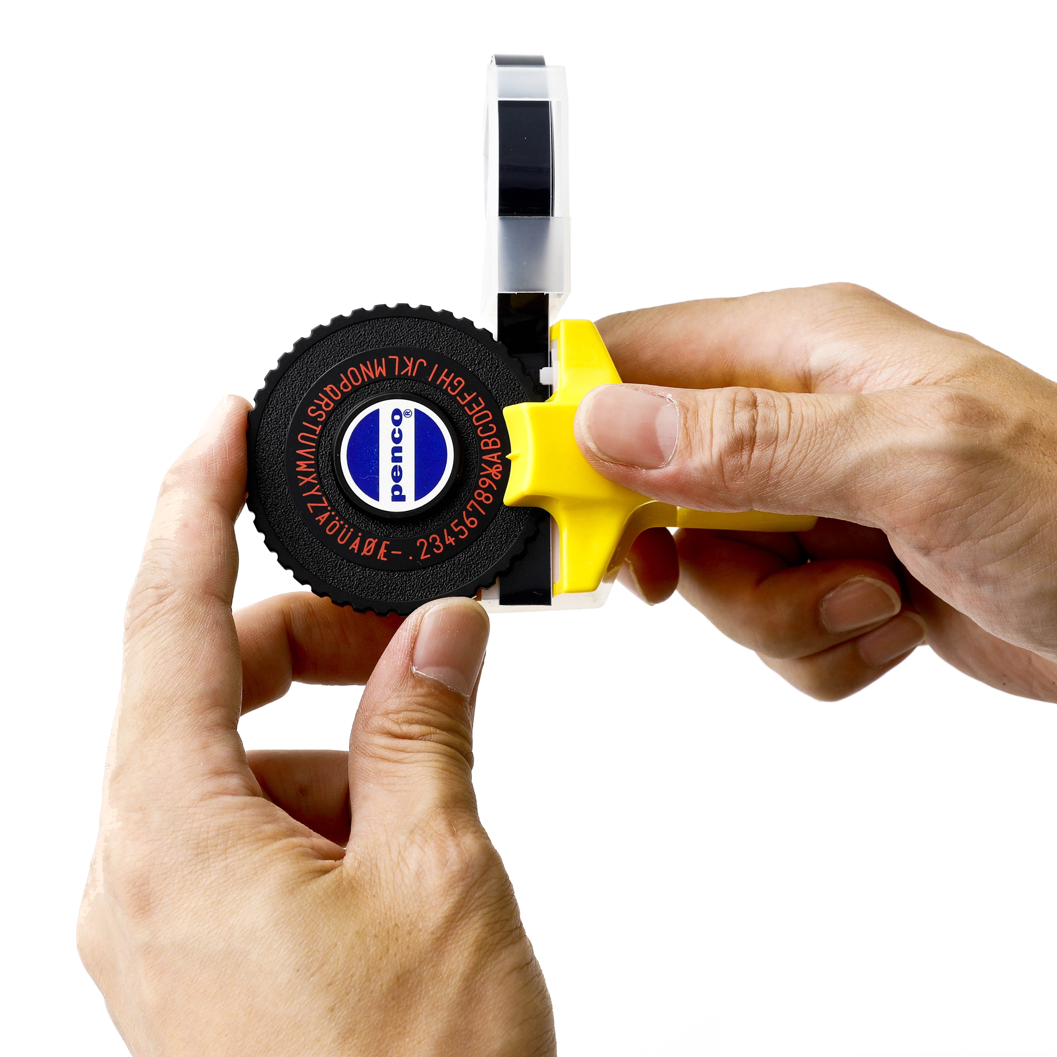 Rotuladora cor de laranja