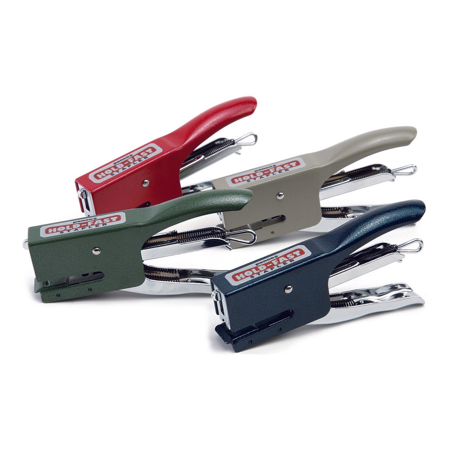 Agrafador de mão vermelho