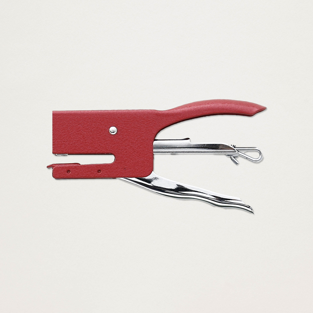 Red hand stapler
