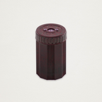 Afia em baquelite marmoreado bordeaux com depósito