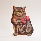 Cartão Gato Vitoriano