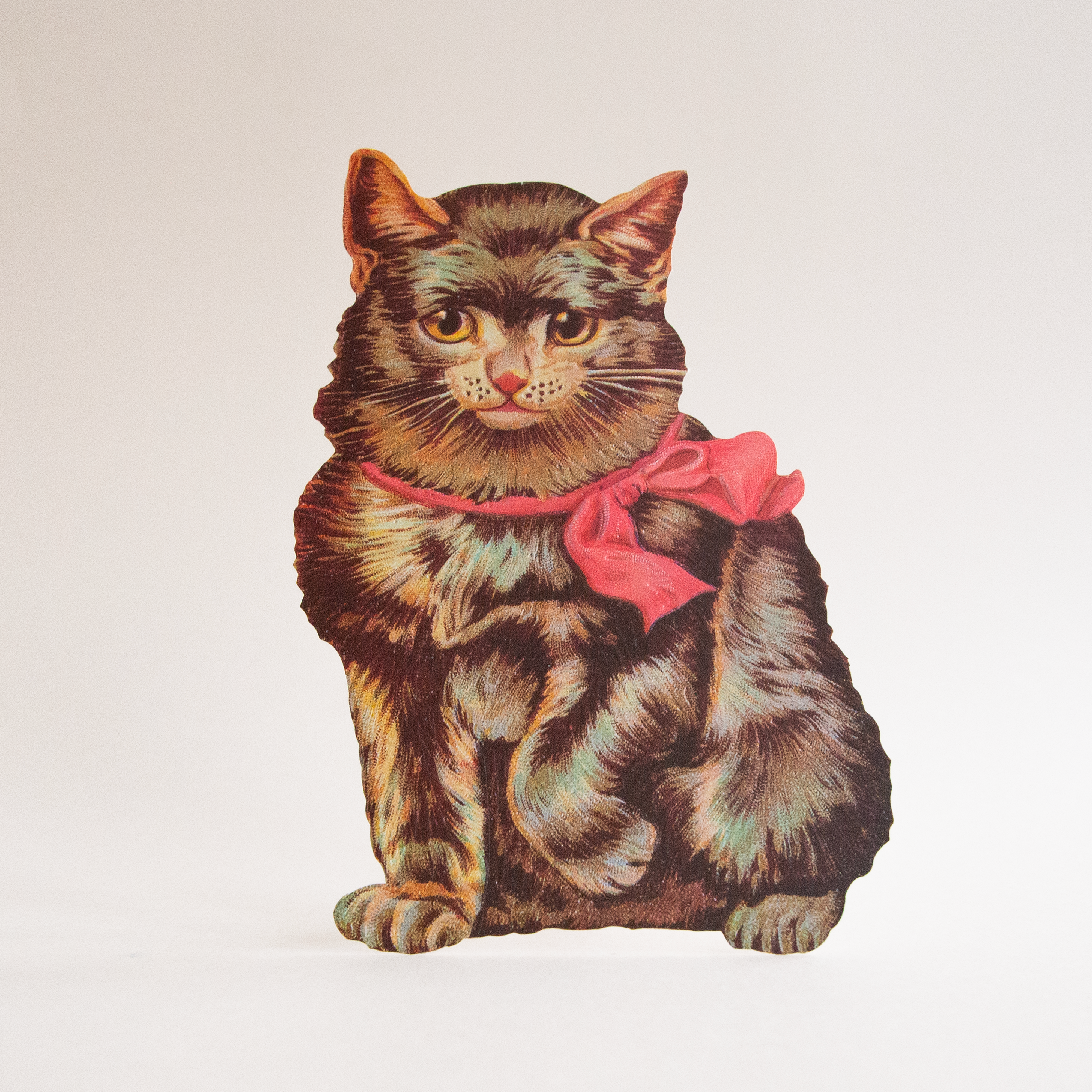 Cartão Gato Vitoriano