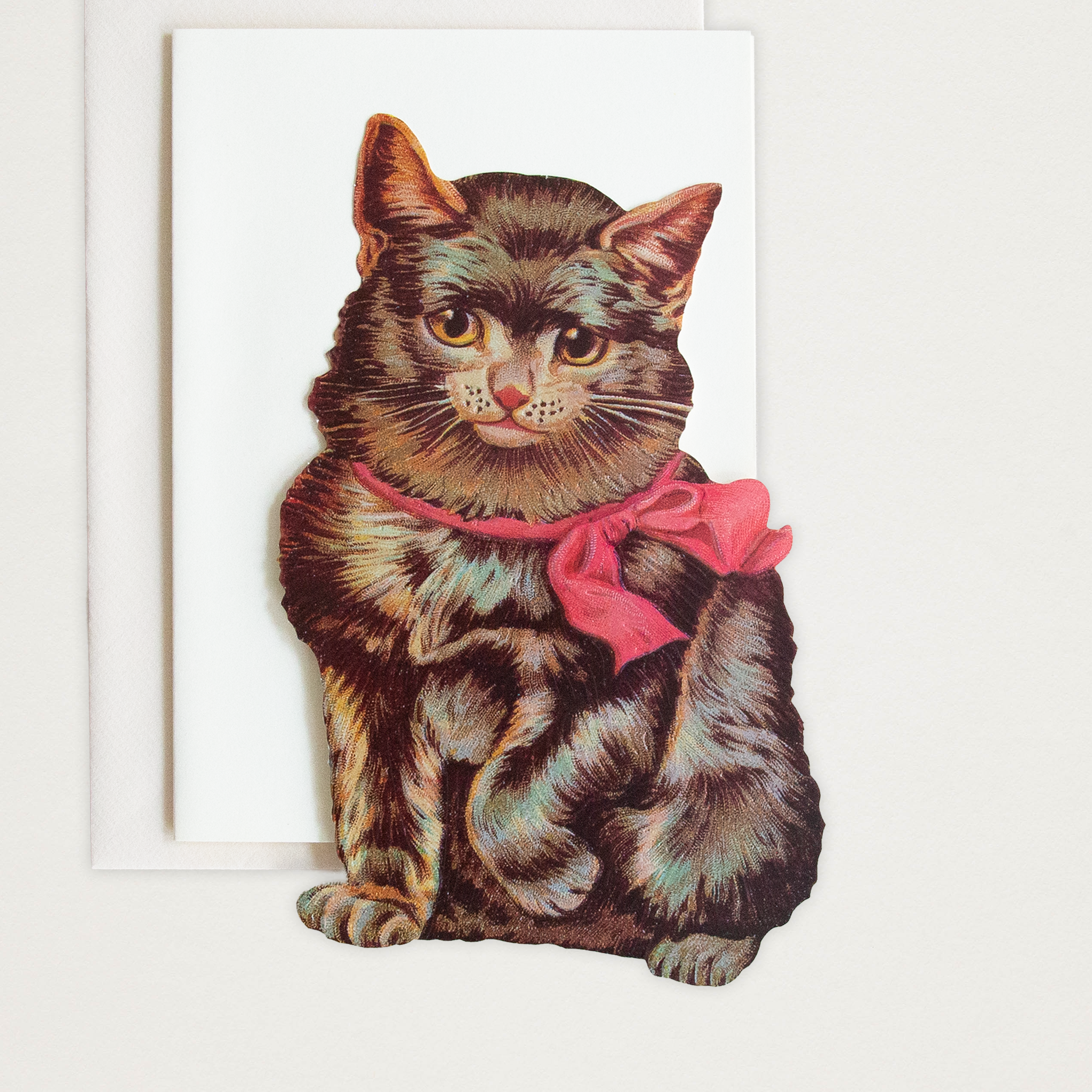 Cartão Gato Vitoriano