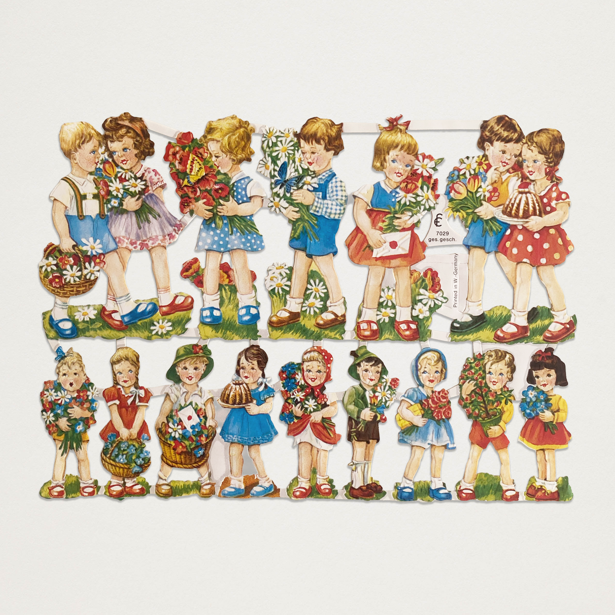 Gravuras vintage crianças