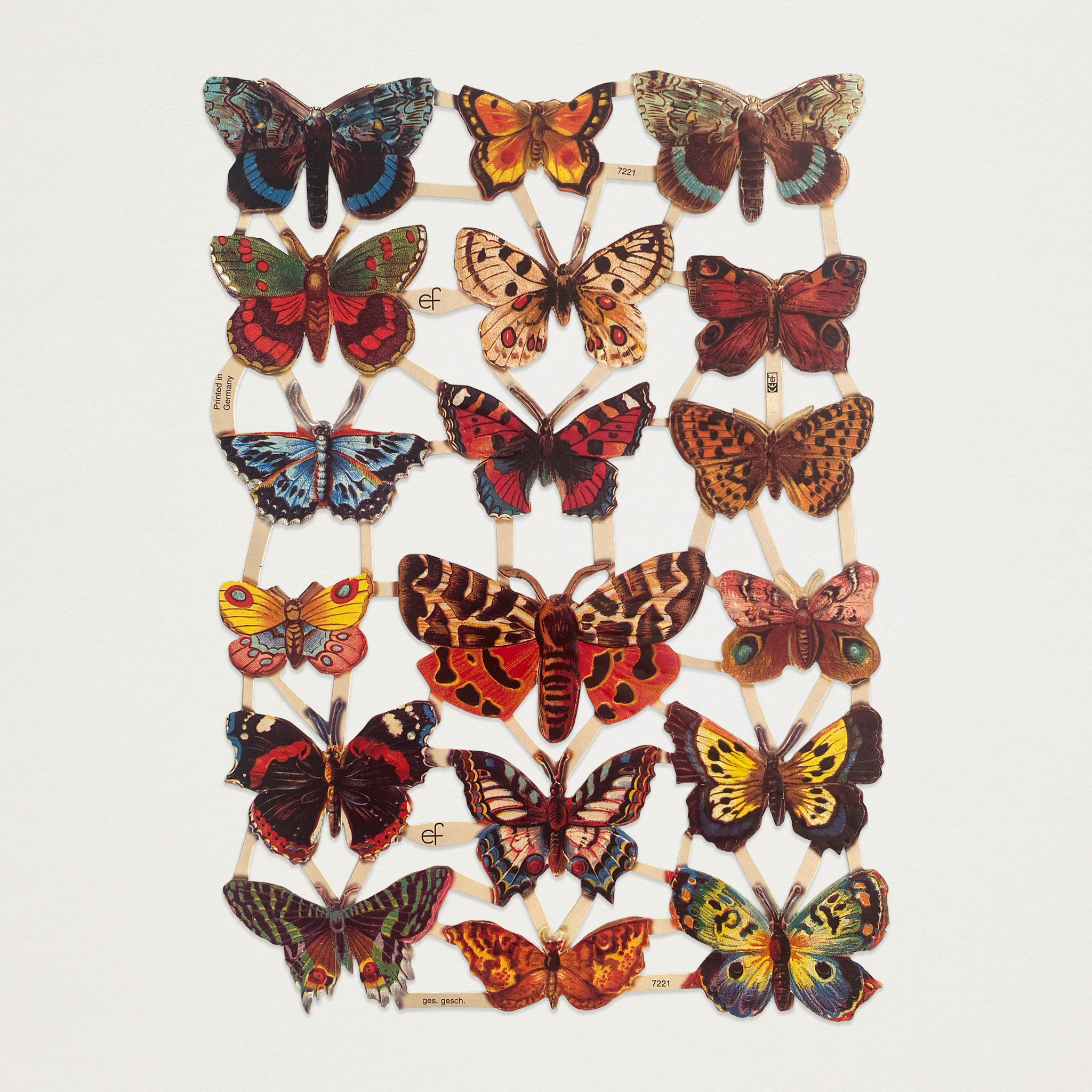 Gravuras vintage borboletas