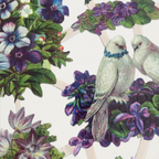 Gravuras vintage violeta