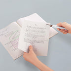 Japanese white retractable scissors