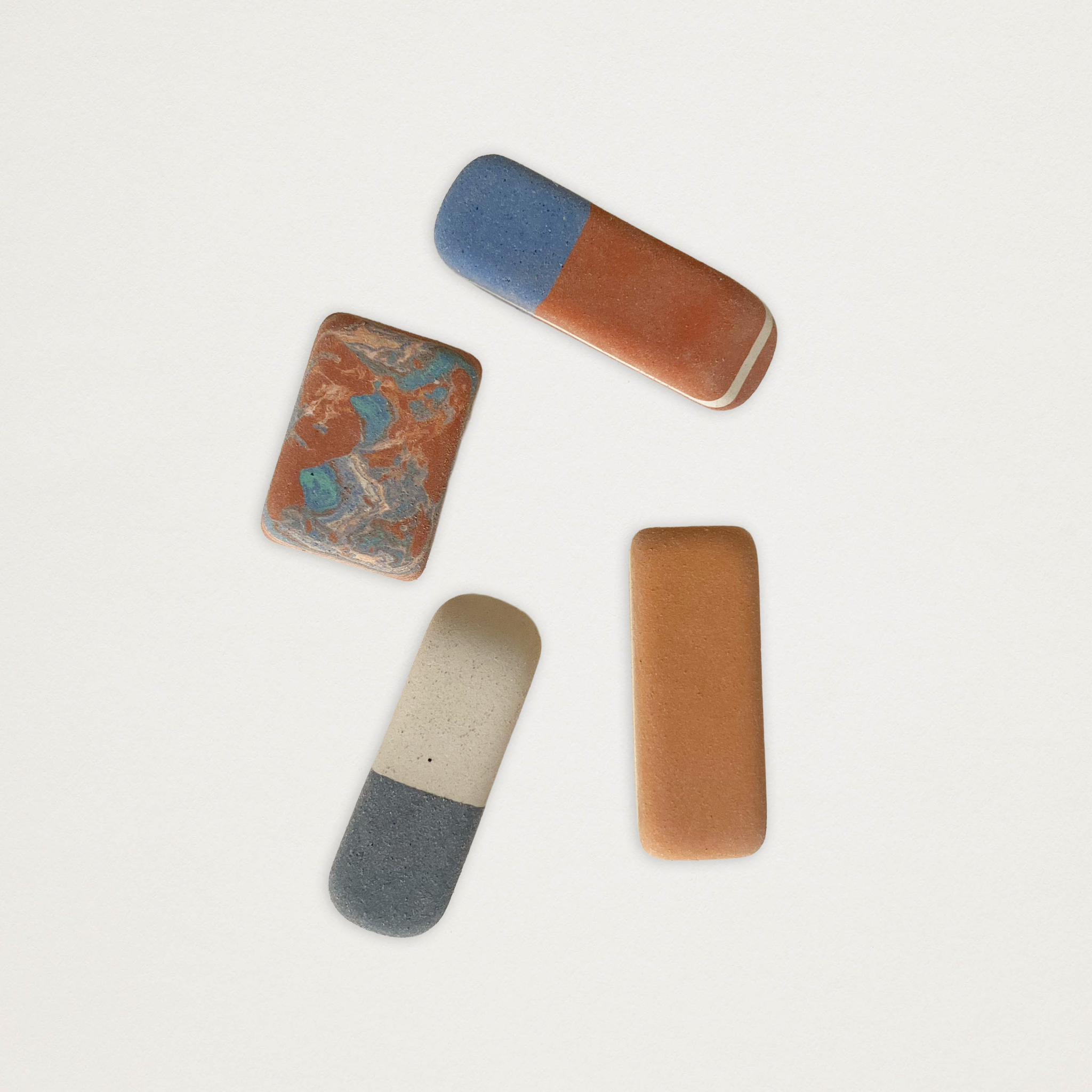 Kit de Borrachas Pebble sortidas