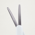 Japanese white retractable scissors