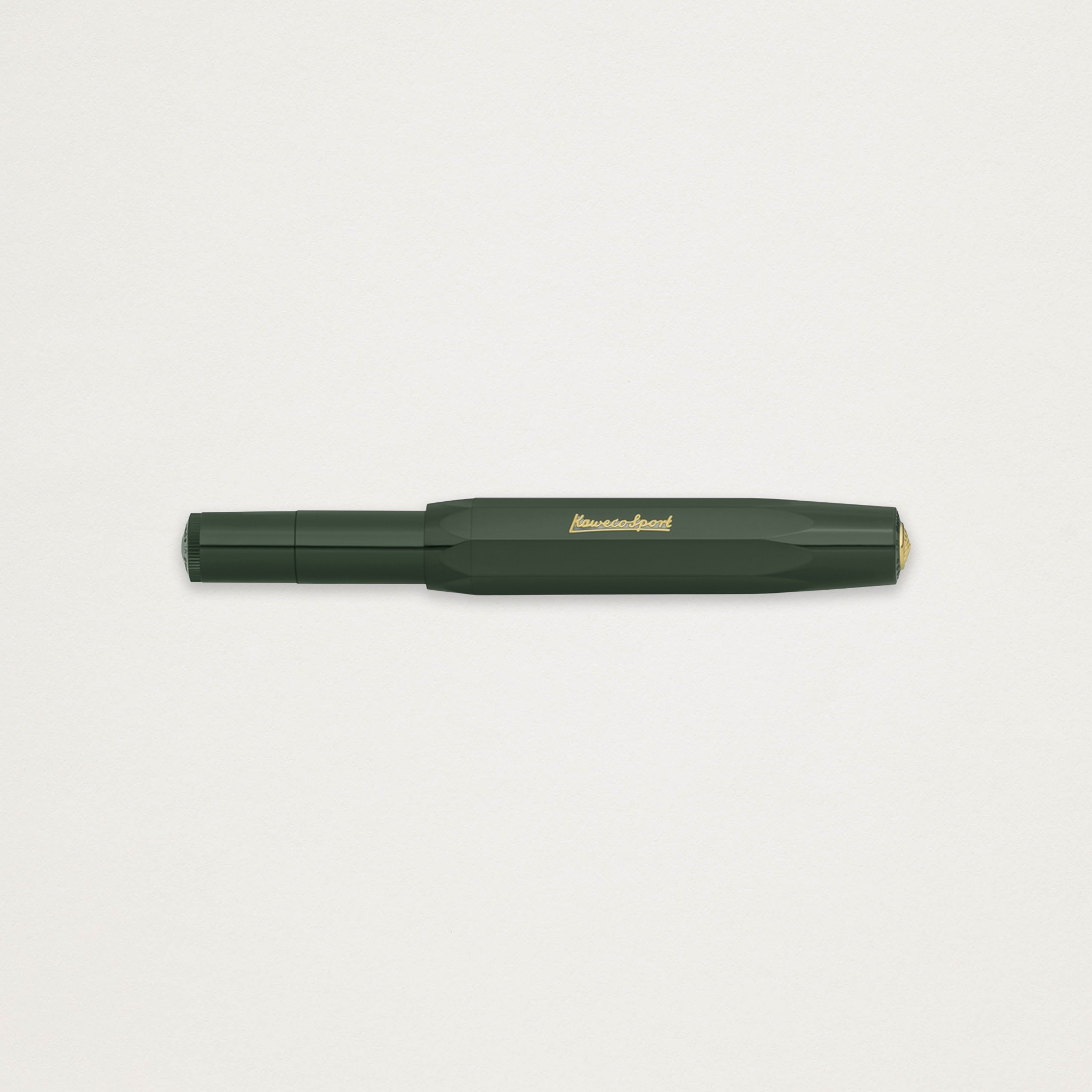 Caneta de aparo verde Kaweco Classic Sport