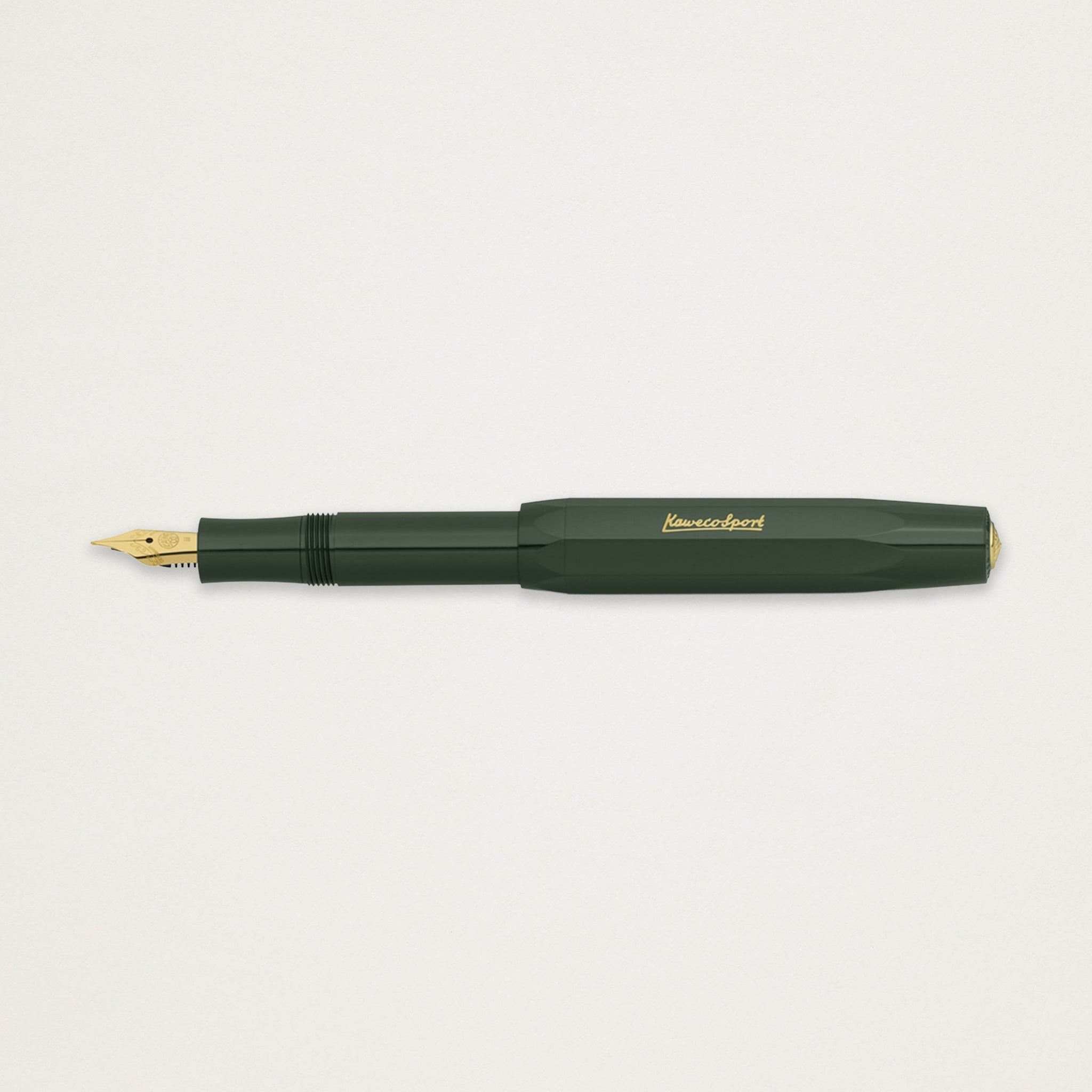 Caneta de aparo verde Kaweco Classic Sport