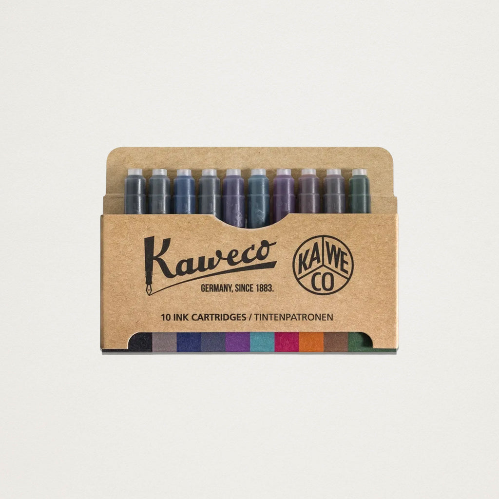 Cartuchos de tinta Kaweco, conjunto de 10 cores