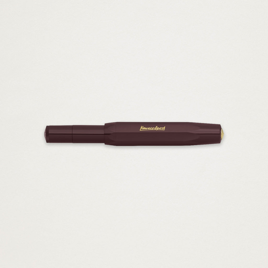 Caneta de Aparo bordeaux Kaweco Classic Sport