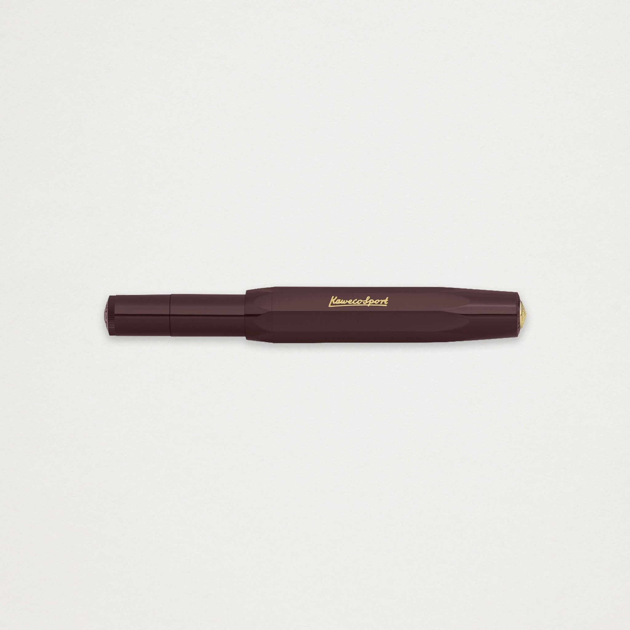 Caneta de aparo bordeaux Kaweco Classic Sport