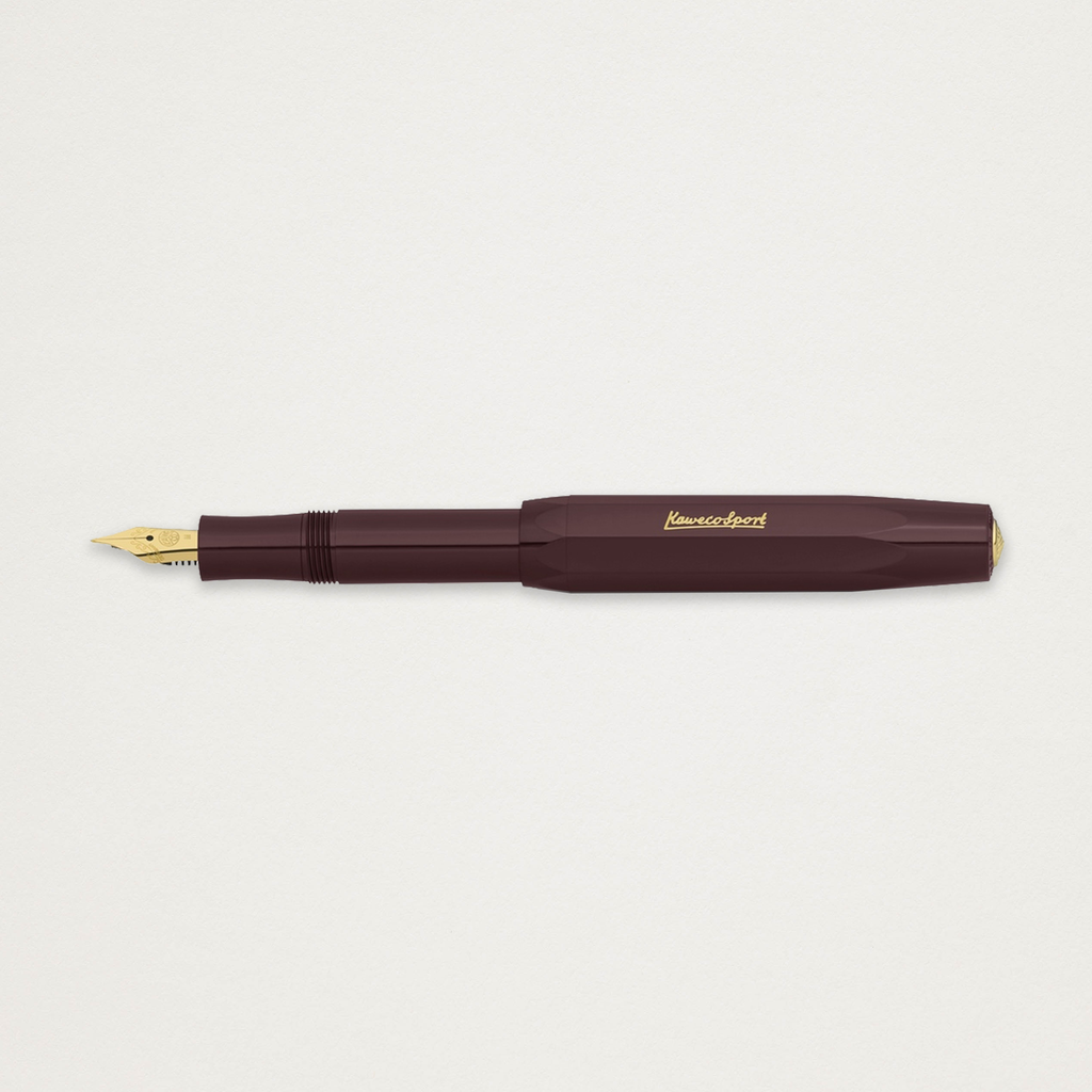 Caneta de Aparo bordeaux Kaweco Classic Sport