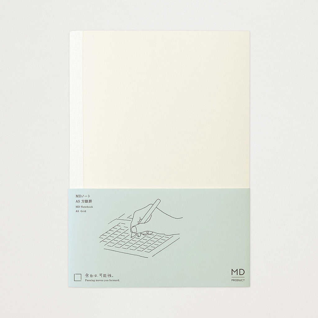 Caderno japonês MD Midori quadriculado A5