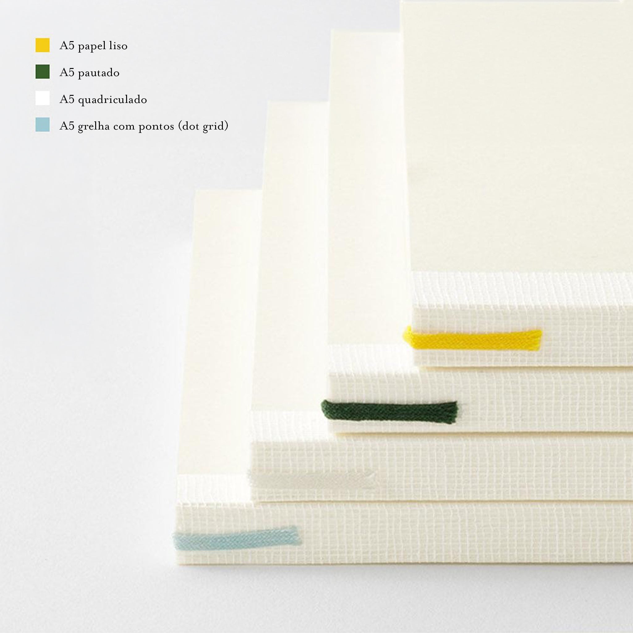 Caderno japonês MD Midori liso A5