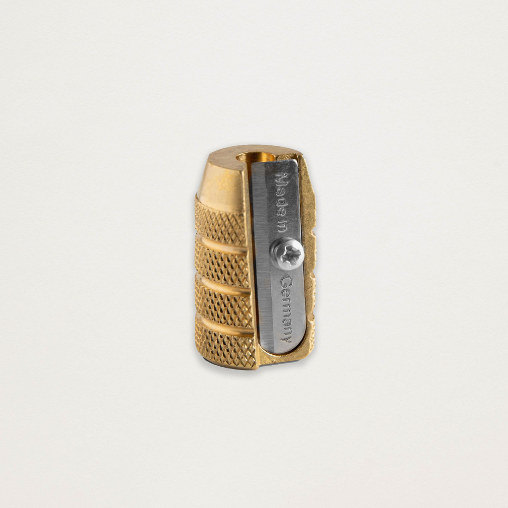 Brass bullet sharpener