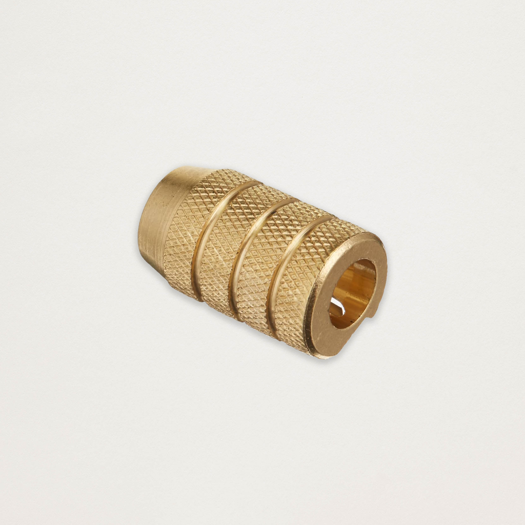 Brass bullet sharpener