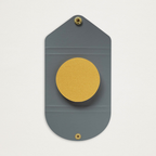 Post-its círculo dourado com bolsa