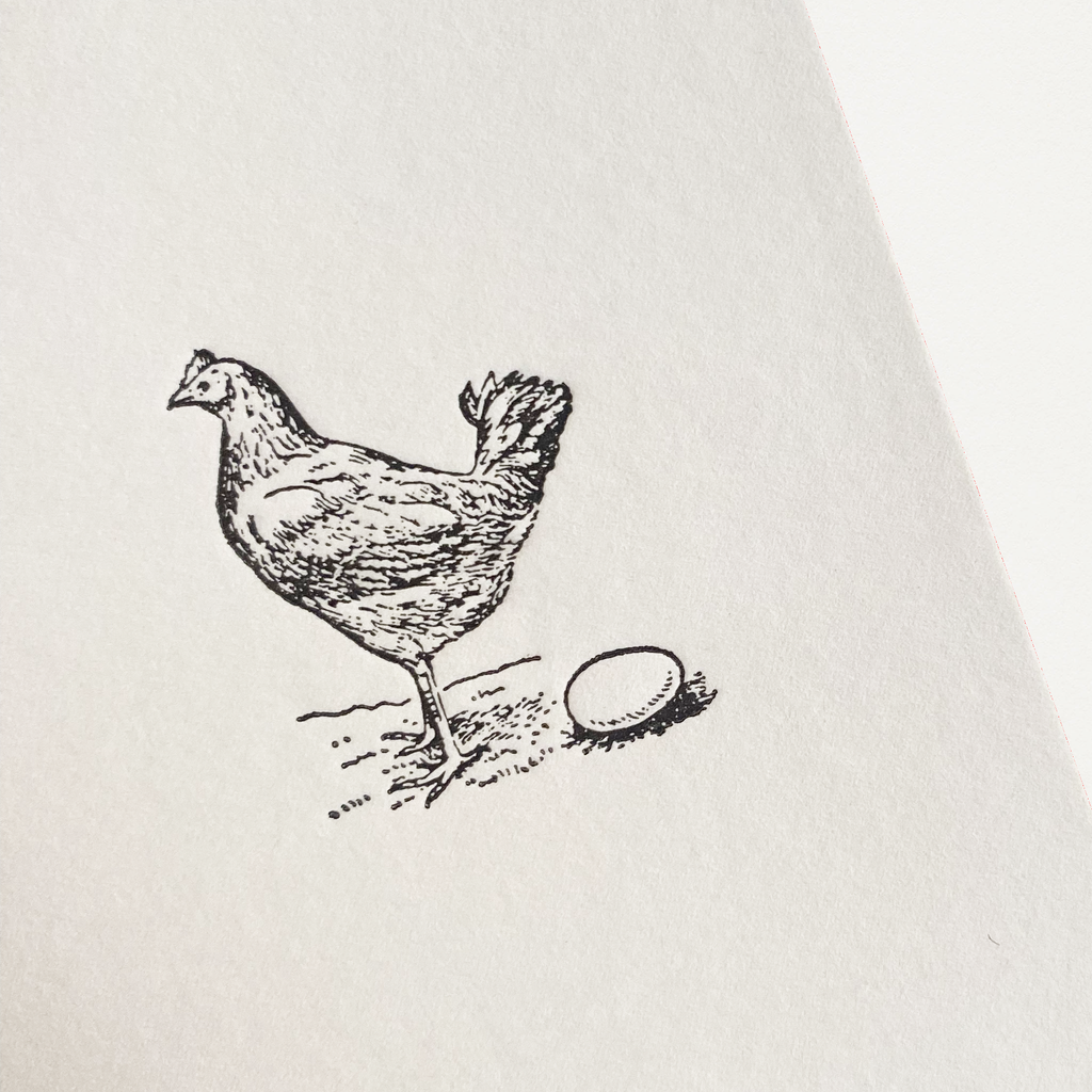 Mini Cartão Olá, mundo em letterpress