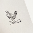 Mini Cartão Olá, mundo em letterpress