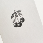 Mini cartão Obrigado em letterpress