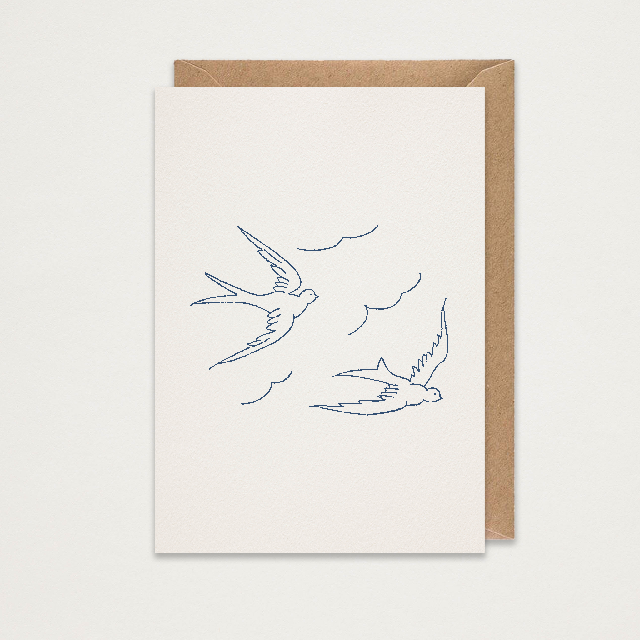 Cartão Andorinhas (x5)