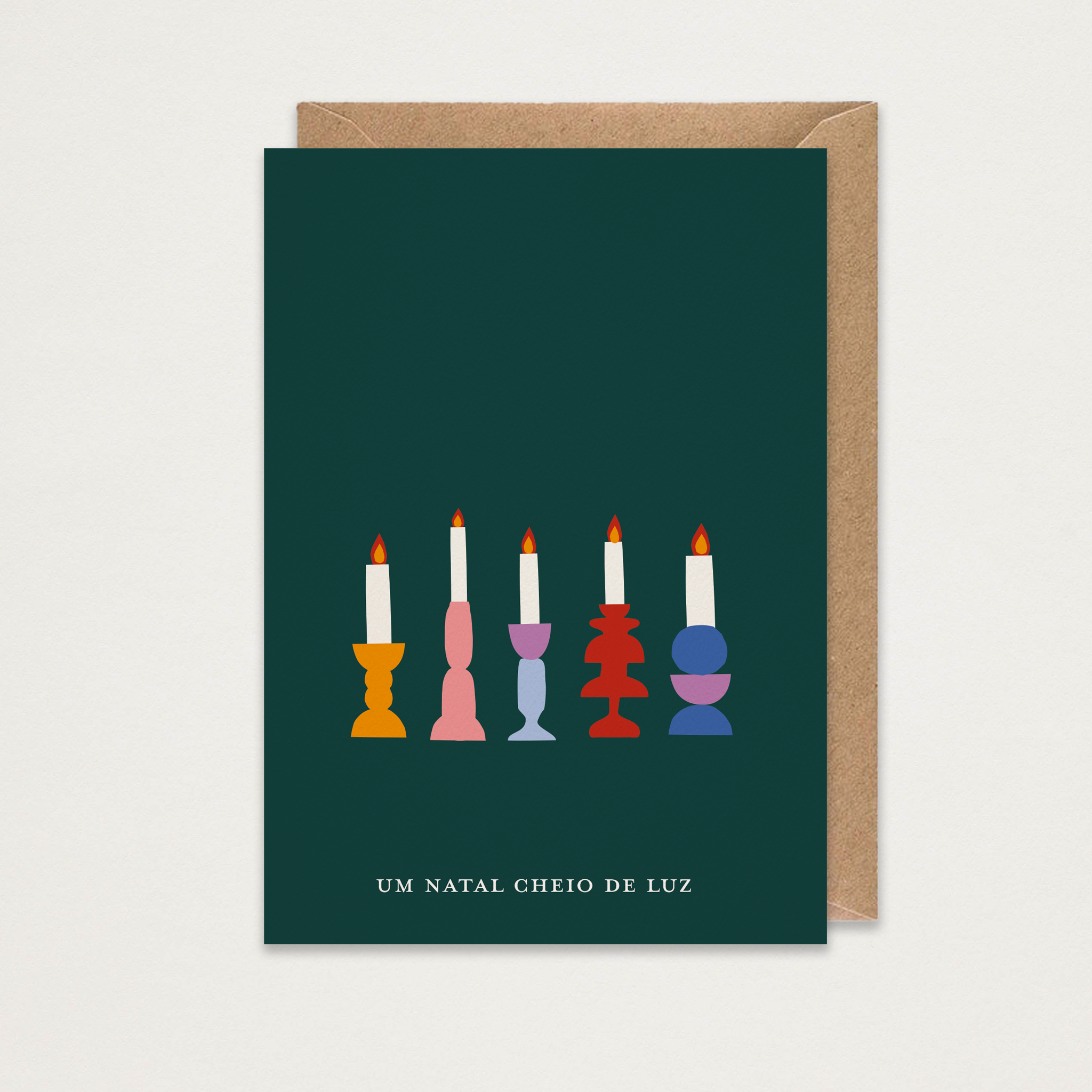 Cartão Um Natal cheio de luz