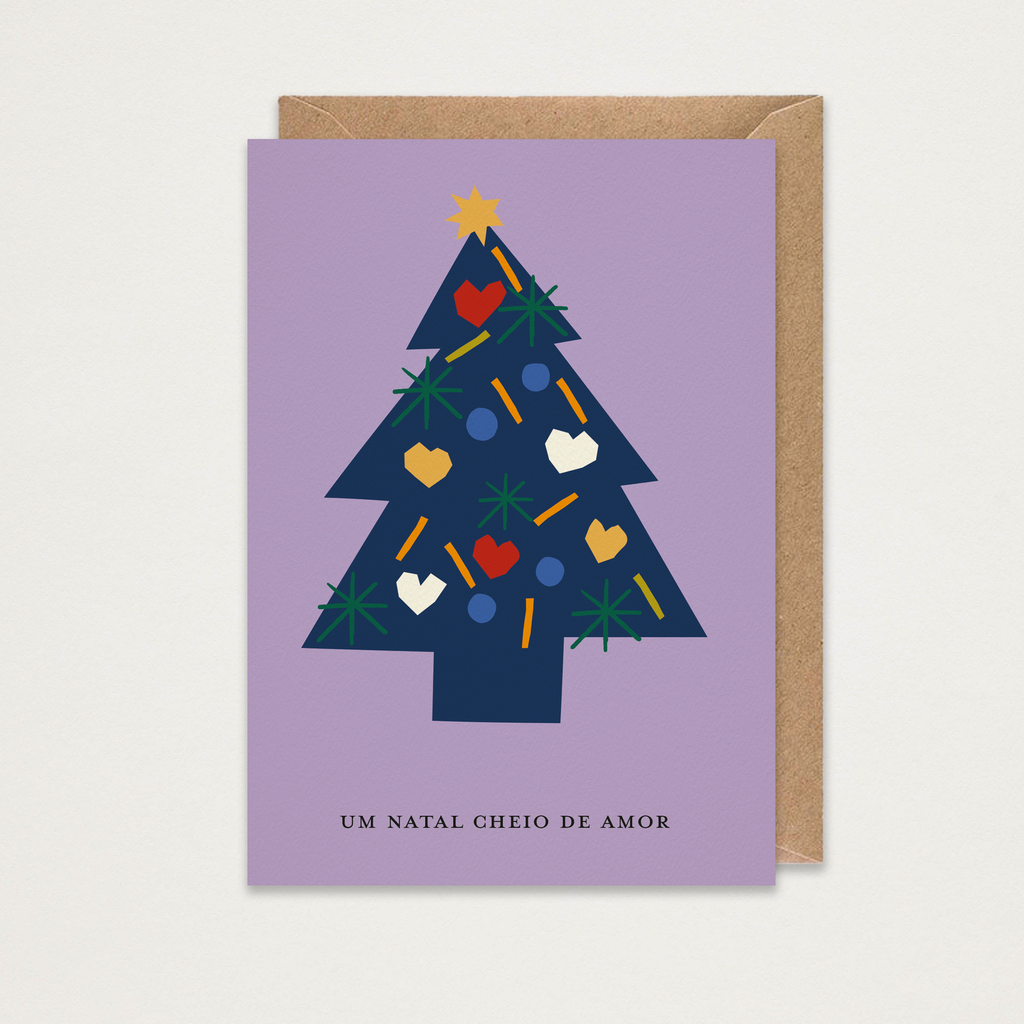 Conjunto de cartões “Natal cheio de…” (x5)