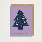 Conjunto de cartões “Natal cheio de…” (x5)