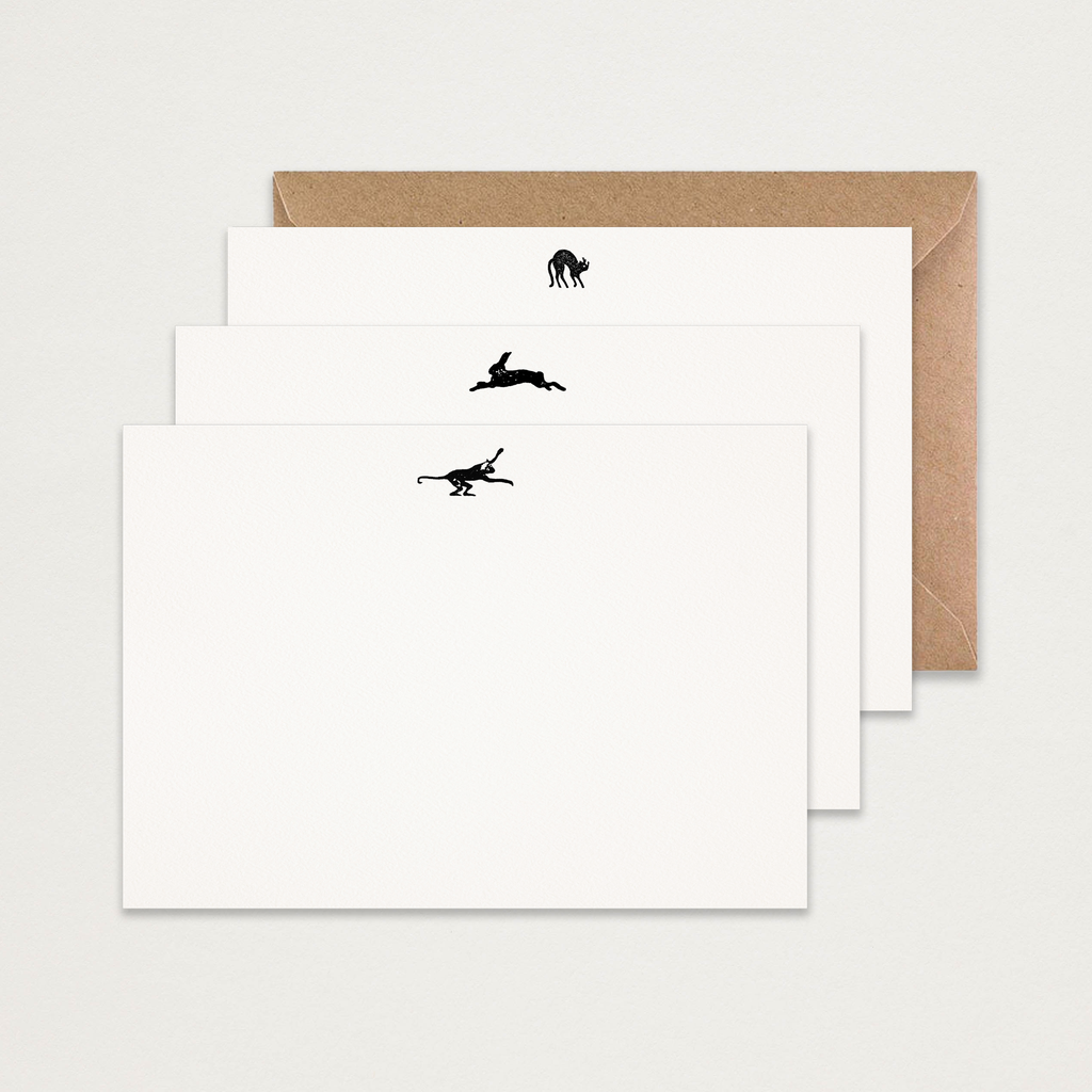 Cartões de cumprimentos animais A6