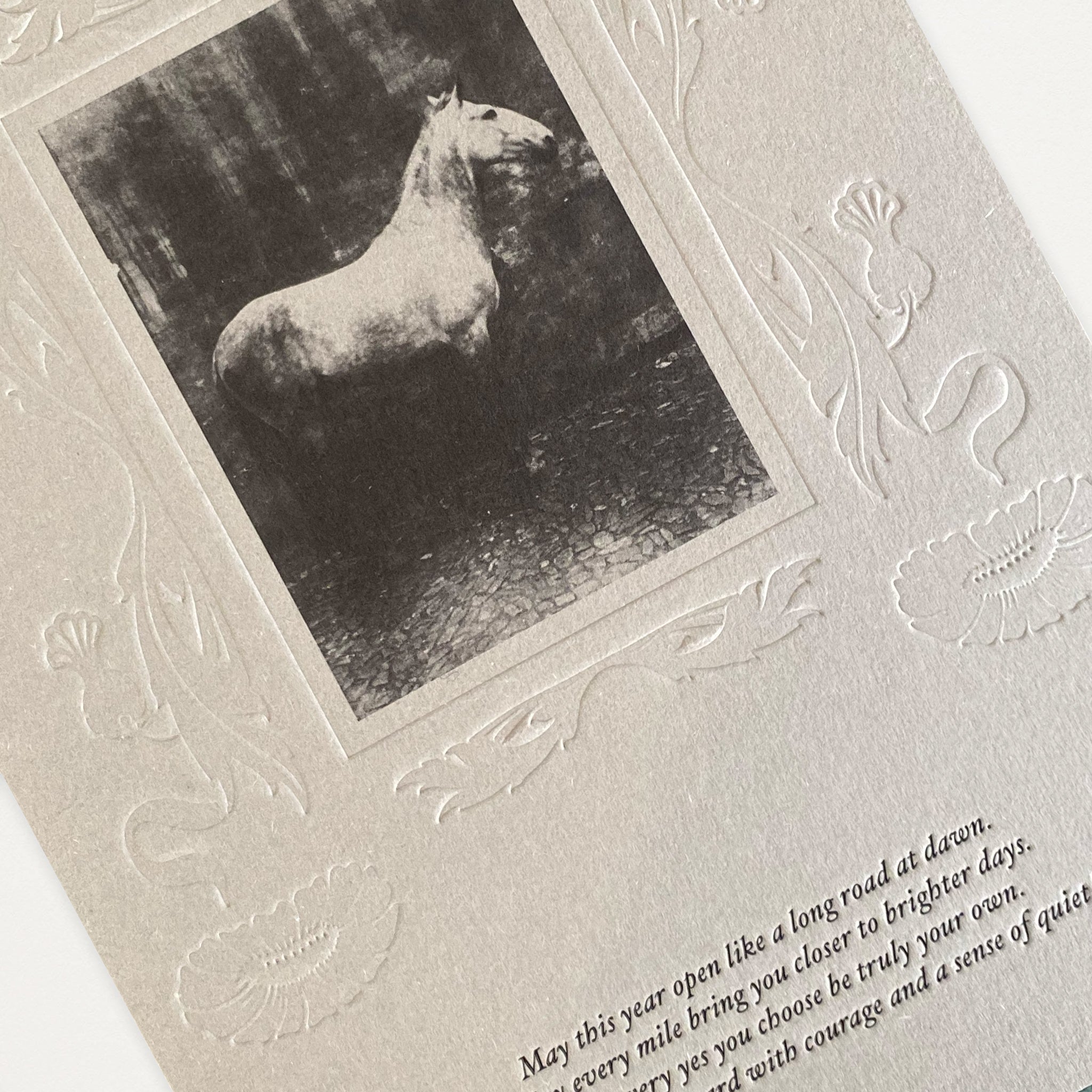 Cartão-Poema Year of the Horse