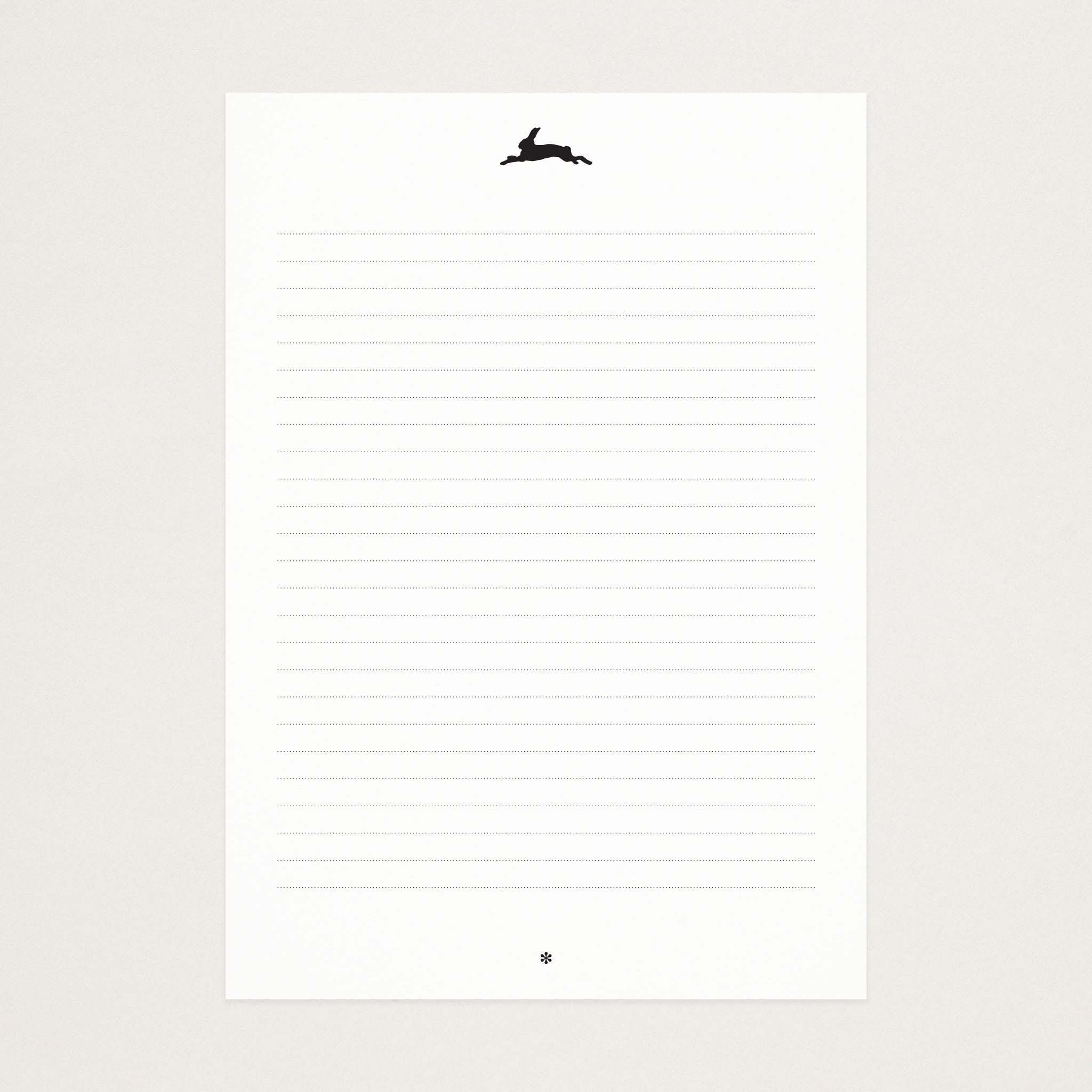 Papel de Carta Lebre