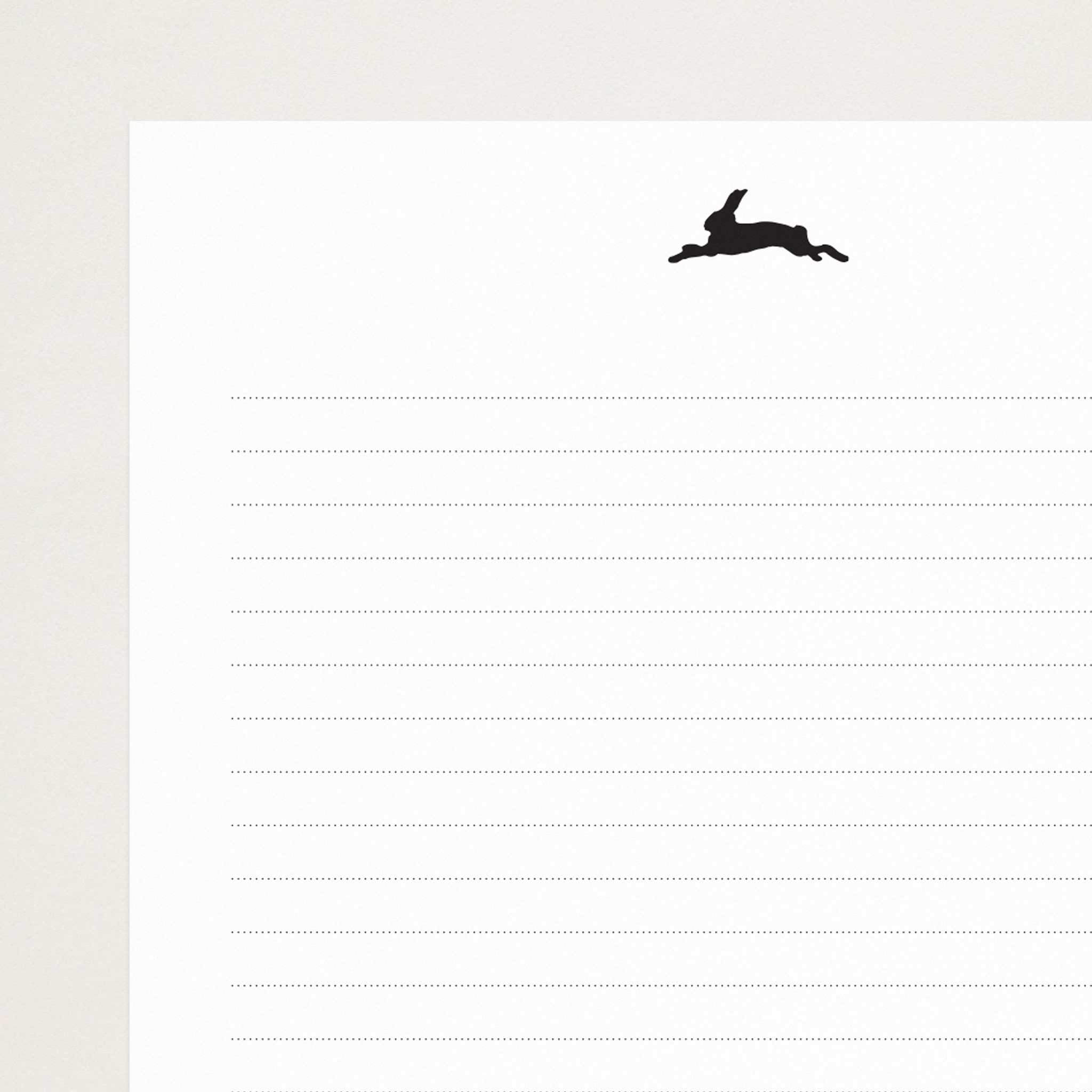 Papel de Carta Lebre