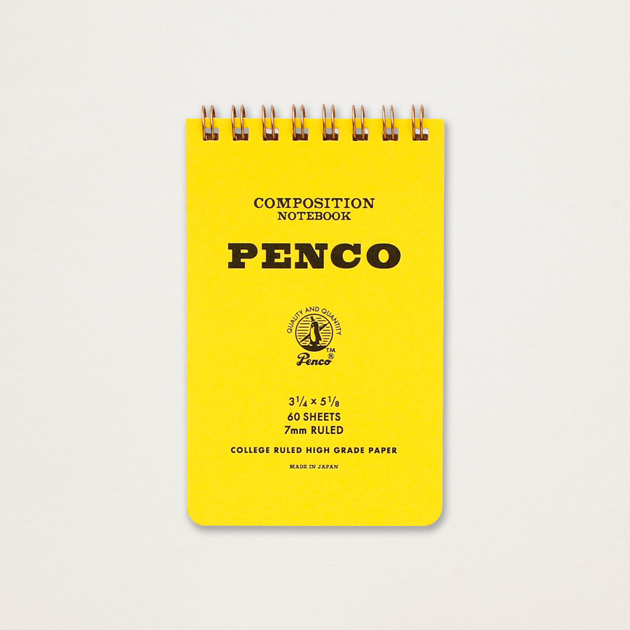 Bloco de Notas vertical amarelo Penco