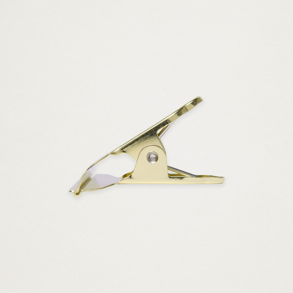Clampy Clip • Clip Metálico Dourado S