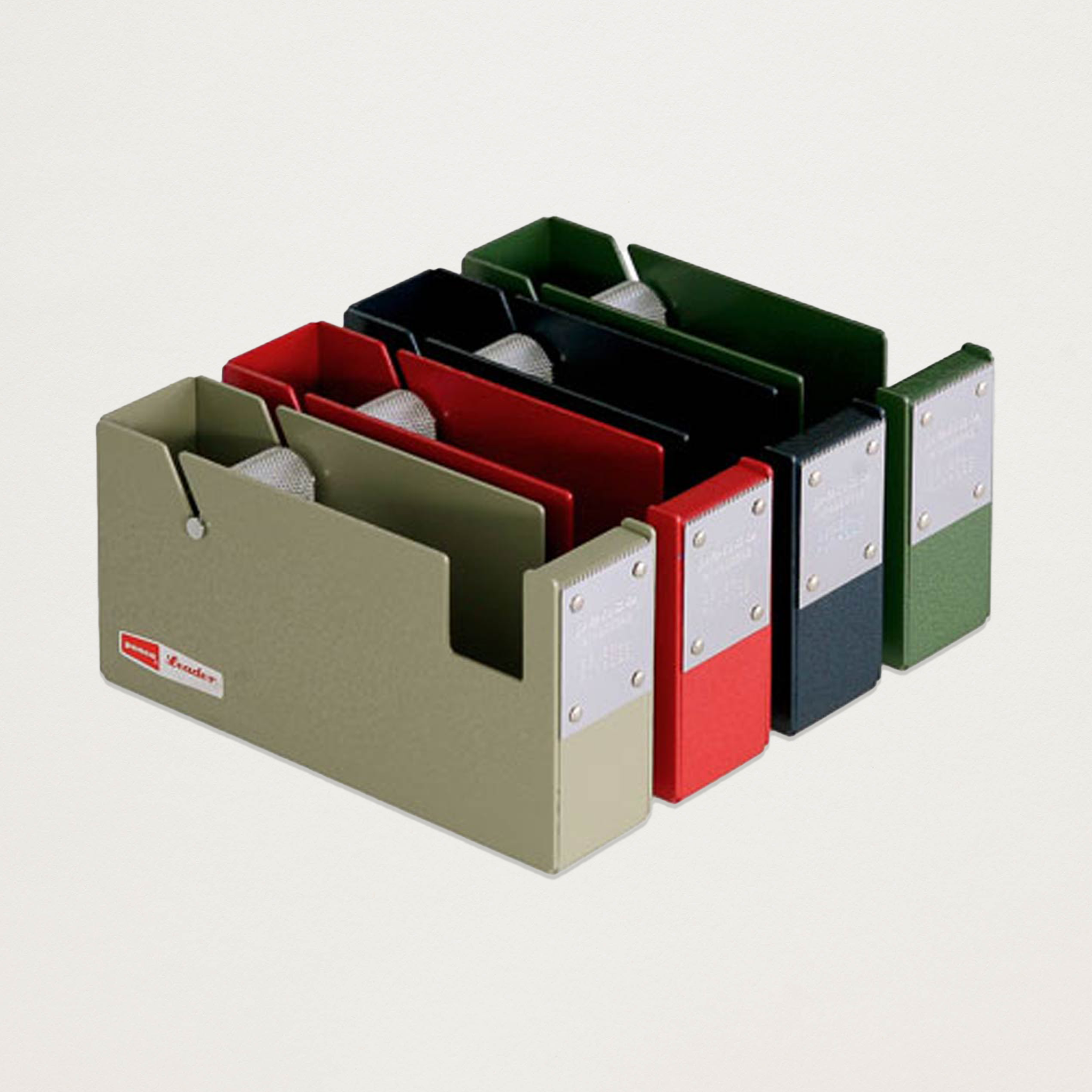 Dispensador de fita-cola grande em verde escuro