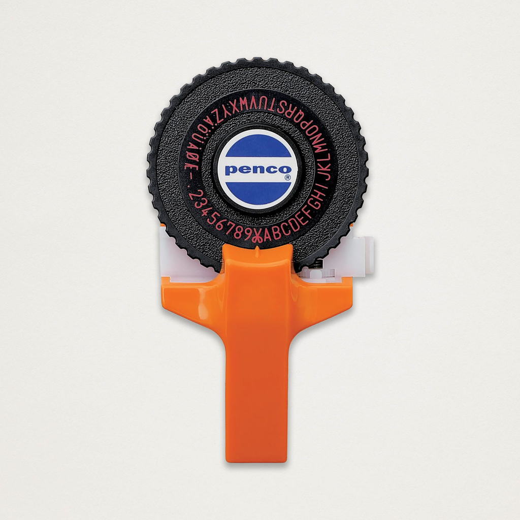 Rotuladora cor de laranja